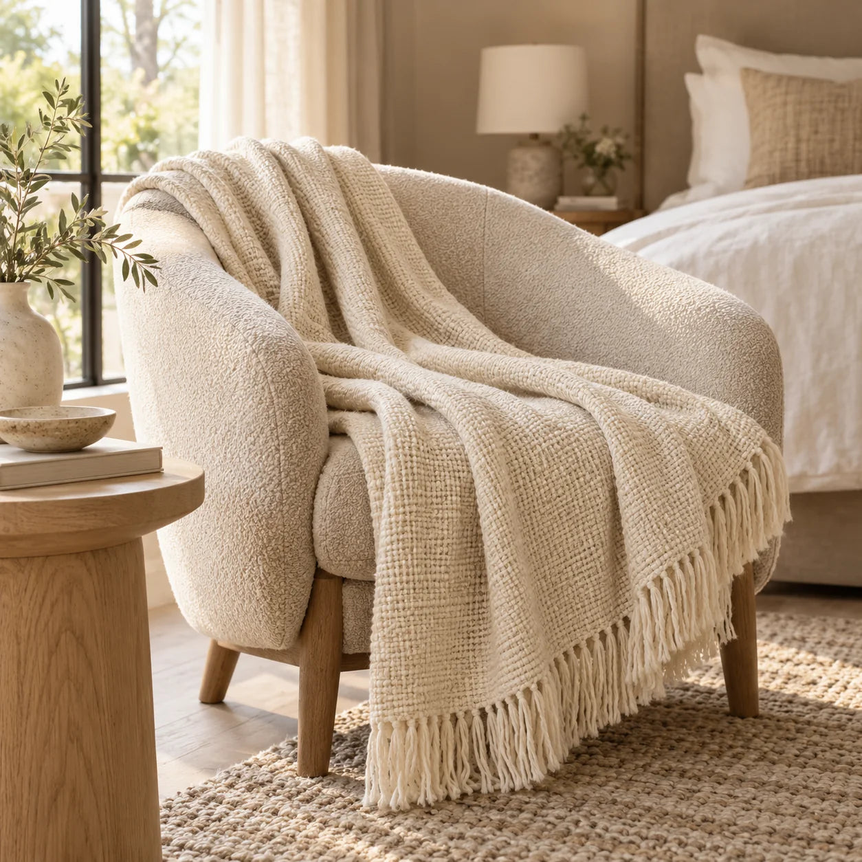 Soft throw blankets